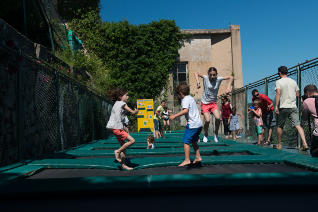 San Sebastian Monte Igueldo trampoline