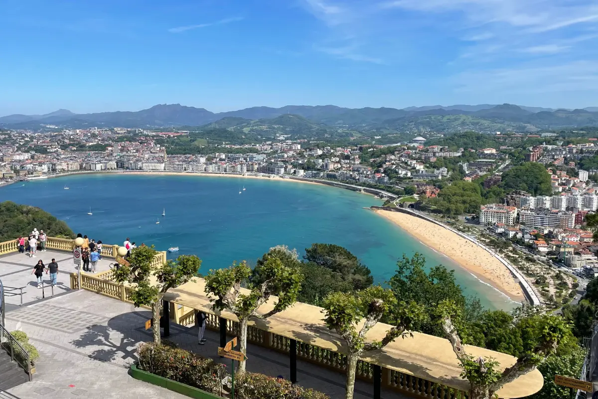 San Sebastian Monte Igueldo vue panoramique
