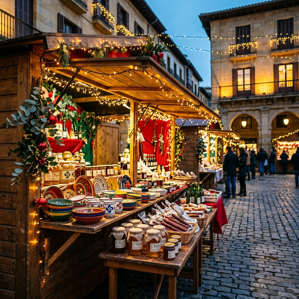 Marchés de noël à san sebastián (donostia) : dates, lieux et traditions basques - illustration